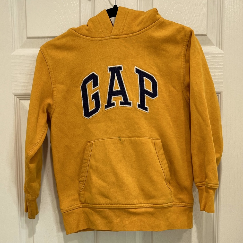 GAP Yellow Pullover Hoodie for kids 8
